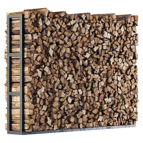 Firewood decor n2 3D model