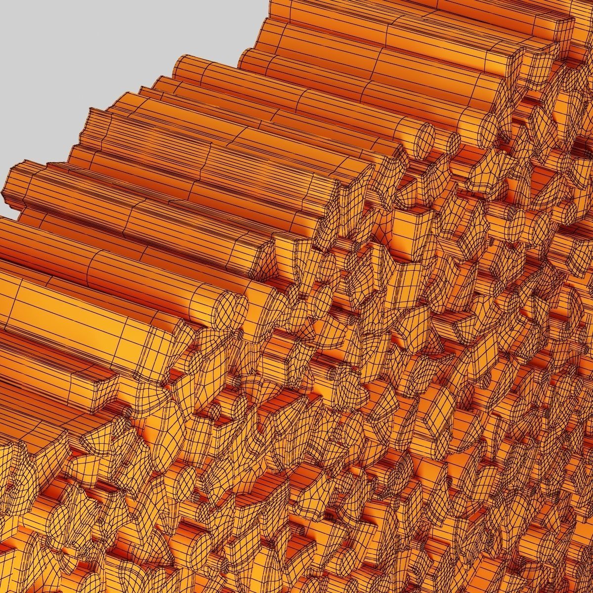 Firewood decor n2 3D model_16