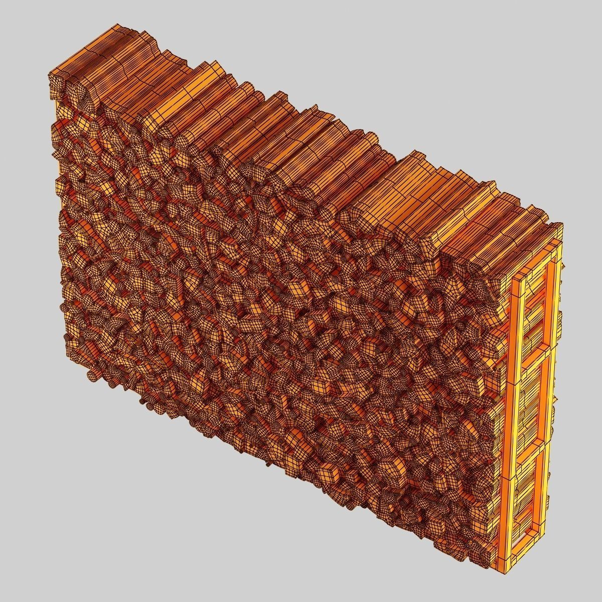 Firewood decor n2 3D model_13