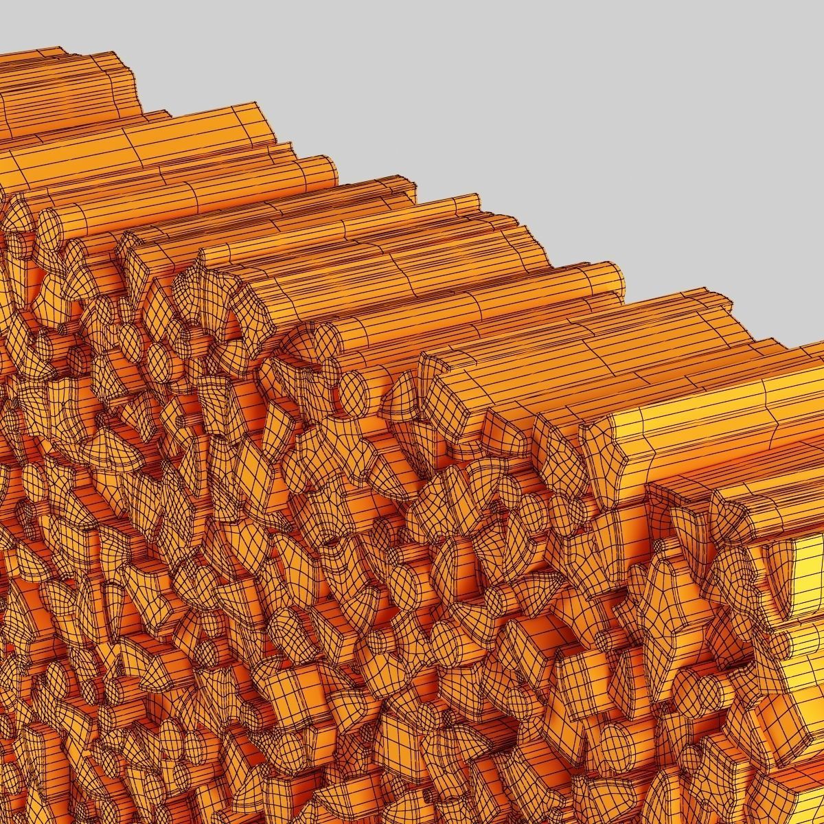 Firewood decor n2 3D model_15