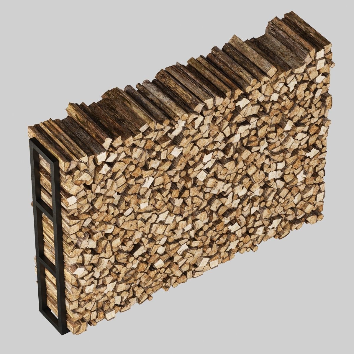 Firewood decor n2 3D model_5
