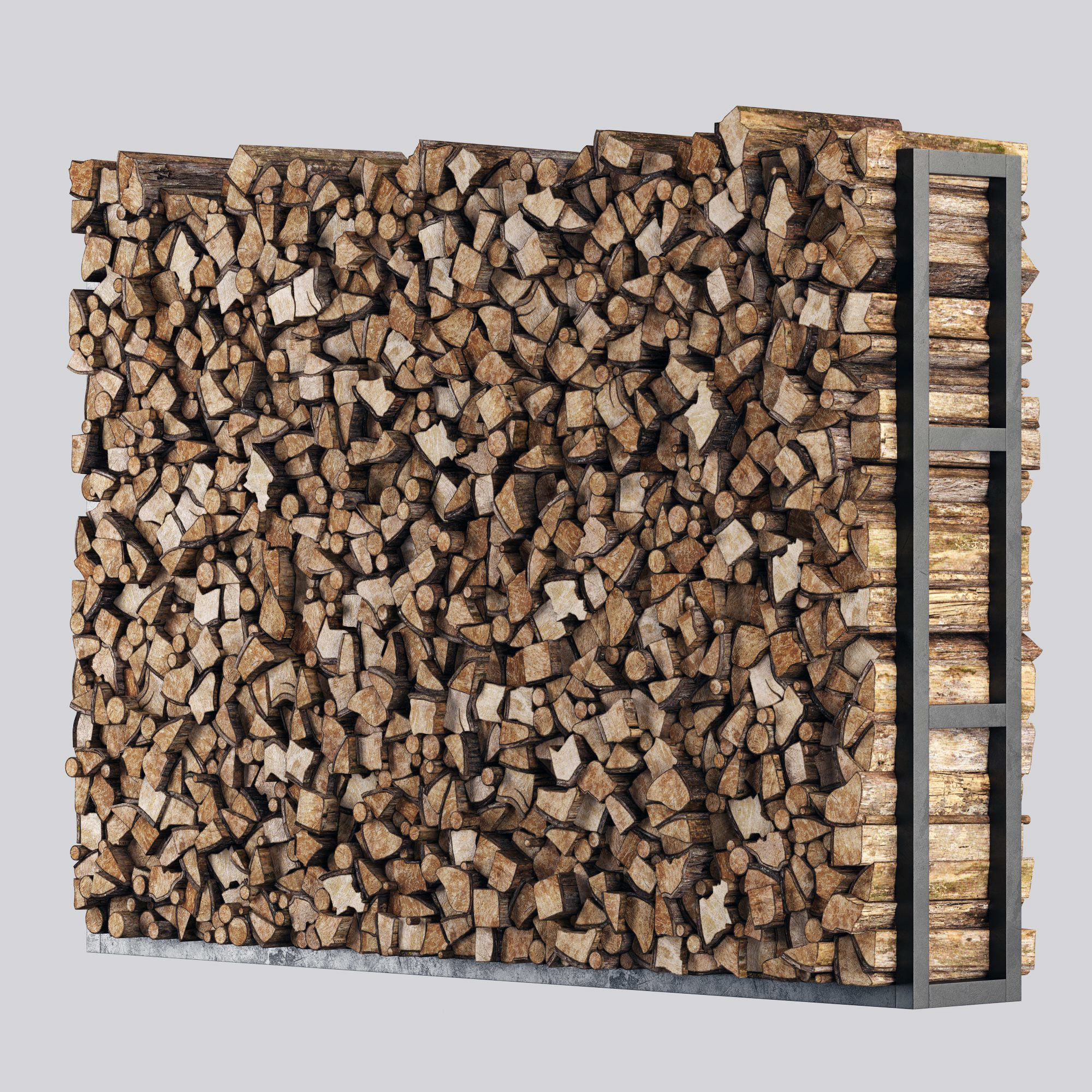 Firewood decor n2 3D model_4