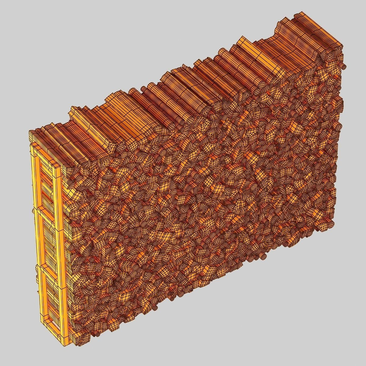 Firewood decor n2 3D model_14