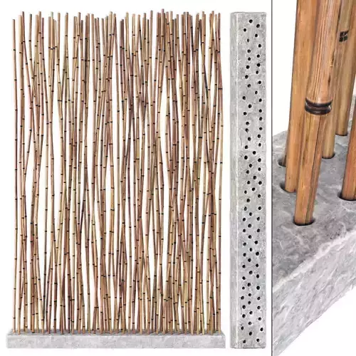 Bamboo low decor n5
