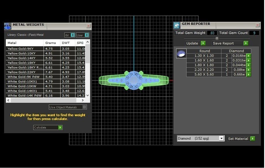 Women Engagement Round Stone Ring 3dm STL OBJ Renders Details 3D print model_21