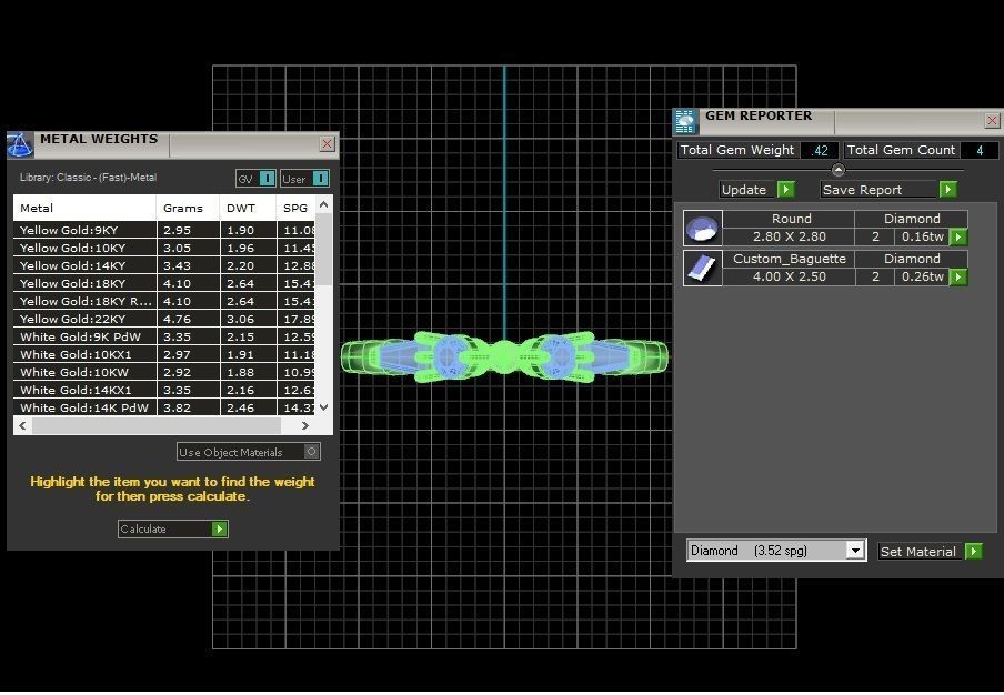 Women Engagement Round Stone Ring 3dm STL OBJ Renders Details 3D print model_21