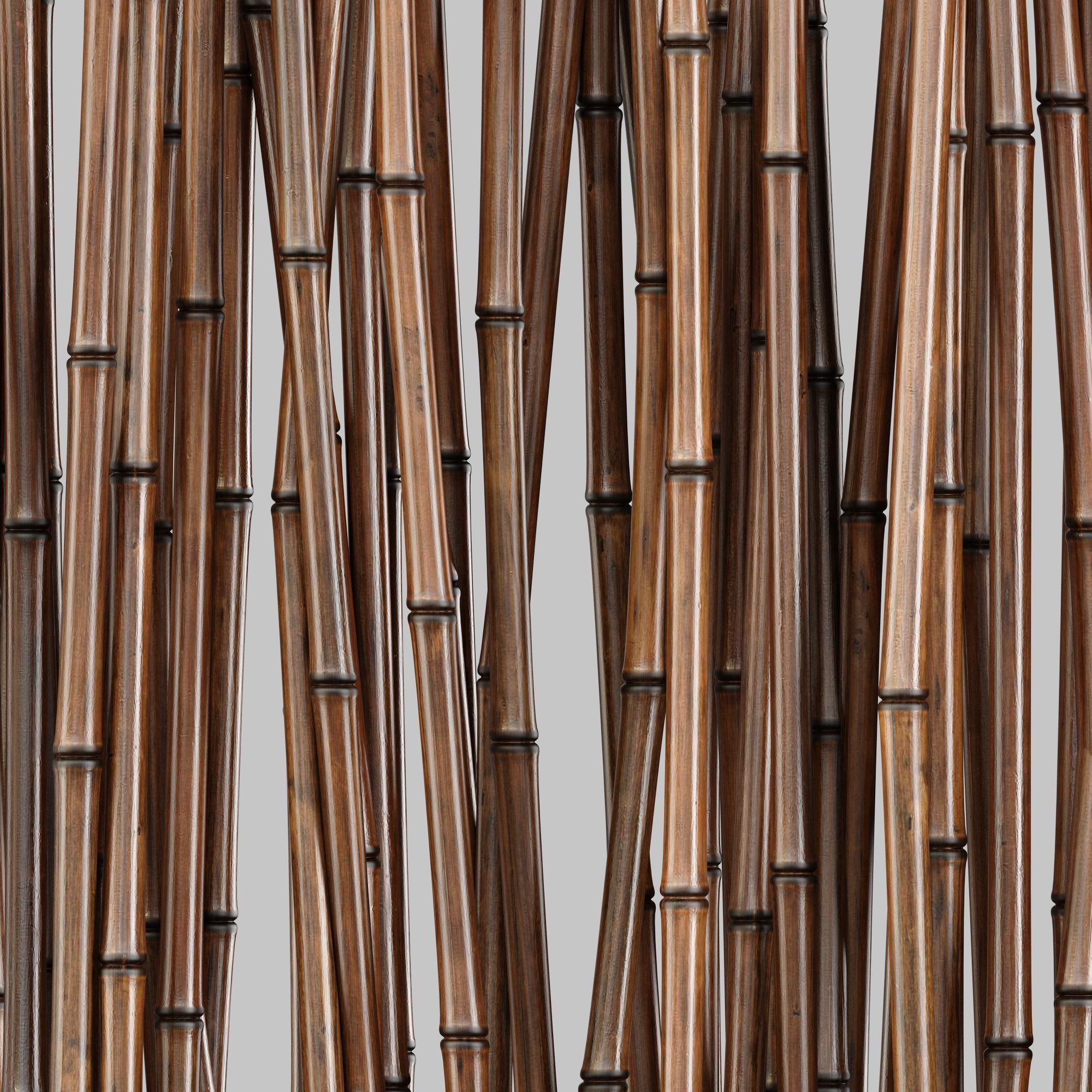 Bamboo low decor small pebble n4 3D model_1