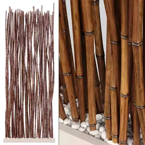 Bamboo low decor small pebble n4