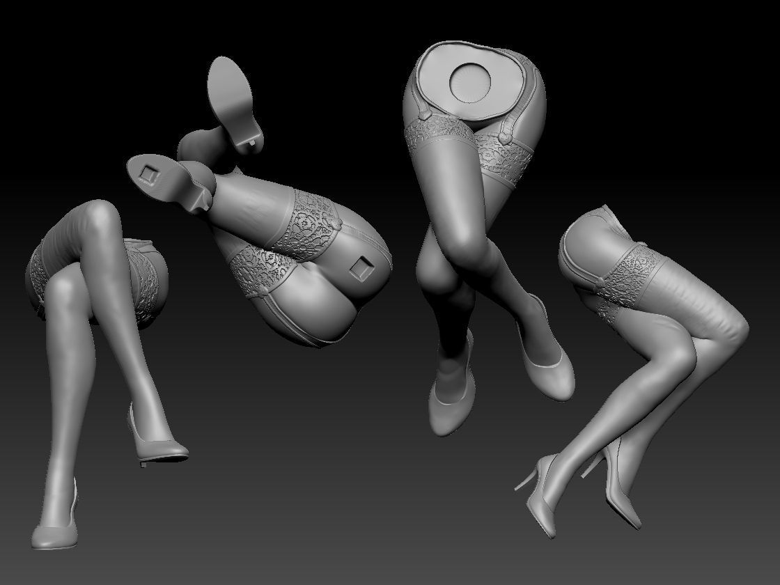 doctor in a dressing gown 3D print model_4