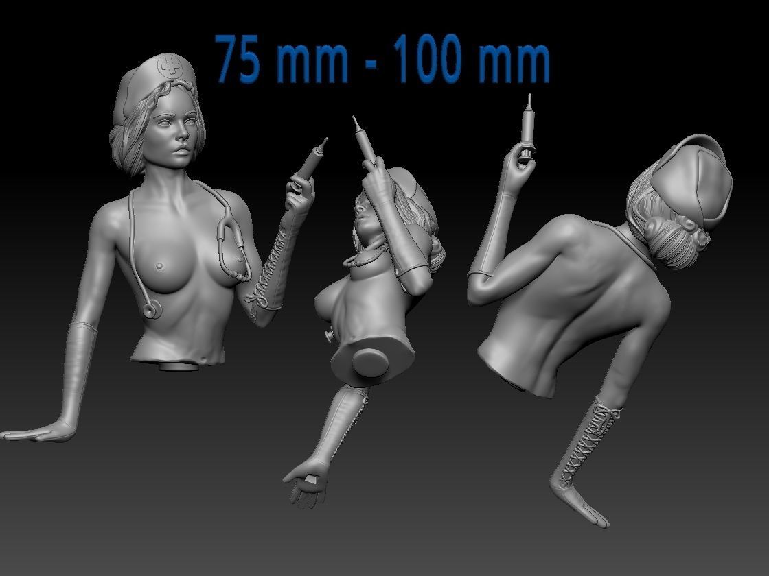 doctor in a dressing gown 3D print model_18