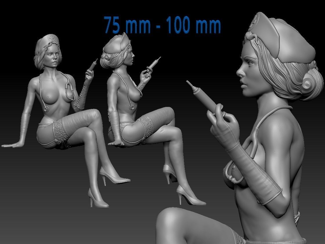 doctor in a dressing gown 3D print model_16