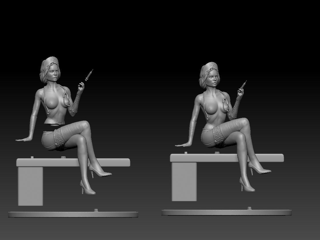 doctor in a dressing gown 3D print model_22