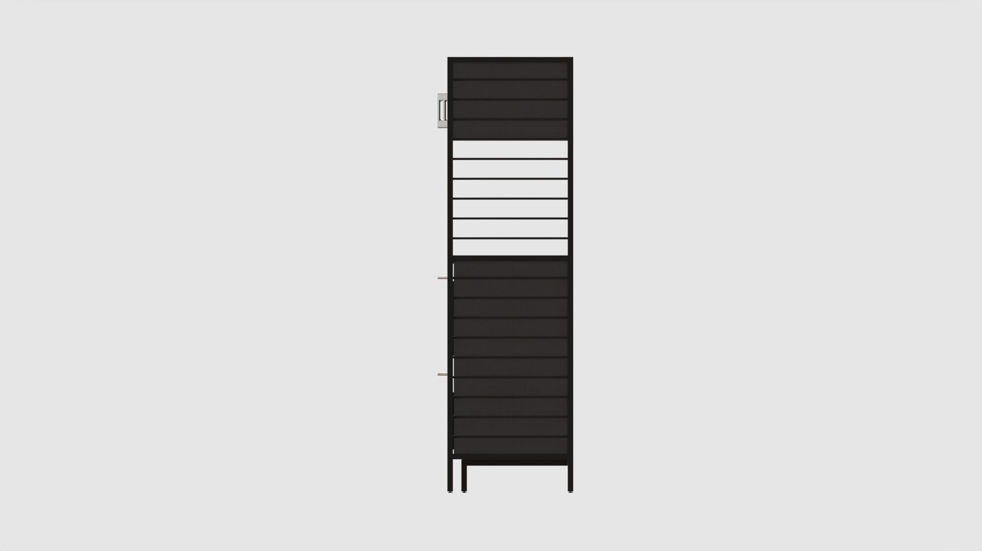 2 types of kitchen storage shelves 3D model_6