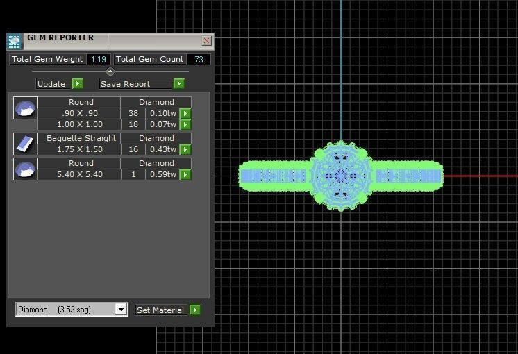 Women Wedding Engagement Ring 3dm STL OBJ FBX Renders Details 3D print model_21