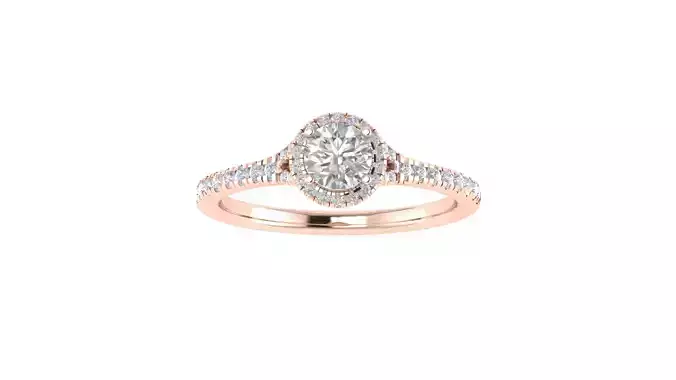 Women Wedding Engagement Ring 3dm STL OBJ FBX Renders Details