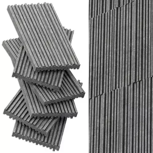 Panel rail thin n1 3D model