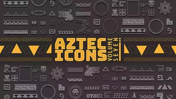 Aztec VECTOR ICONS Volume 7