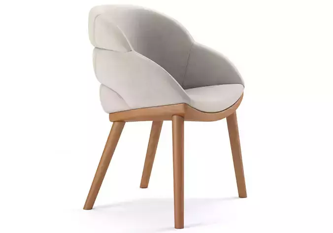 Camilla armchair Cattelan Italia 3D model