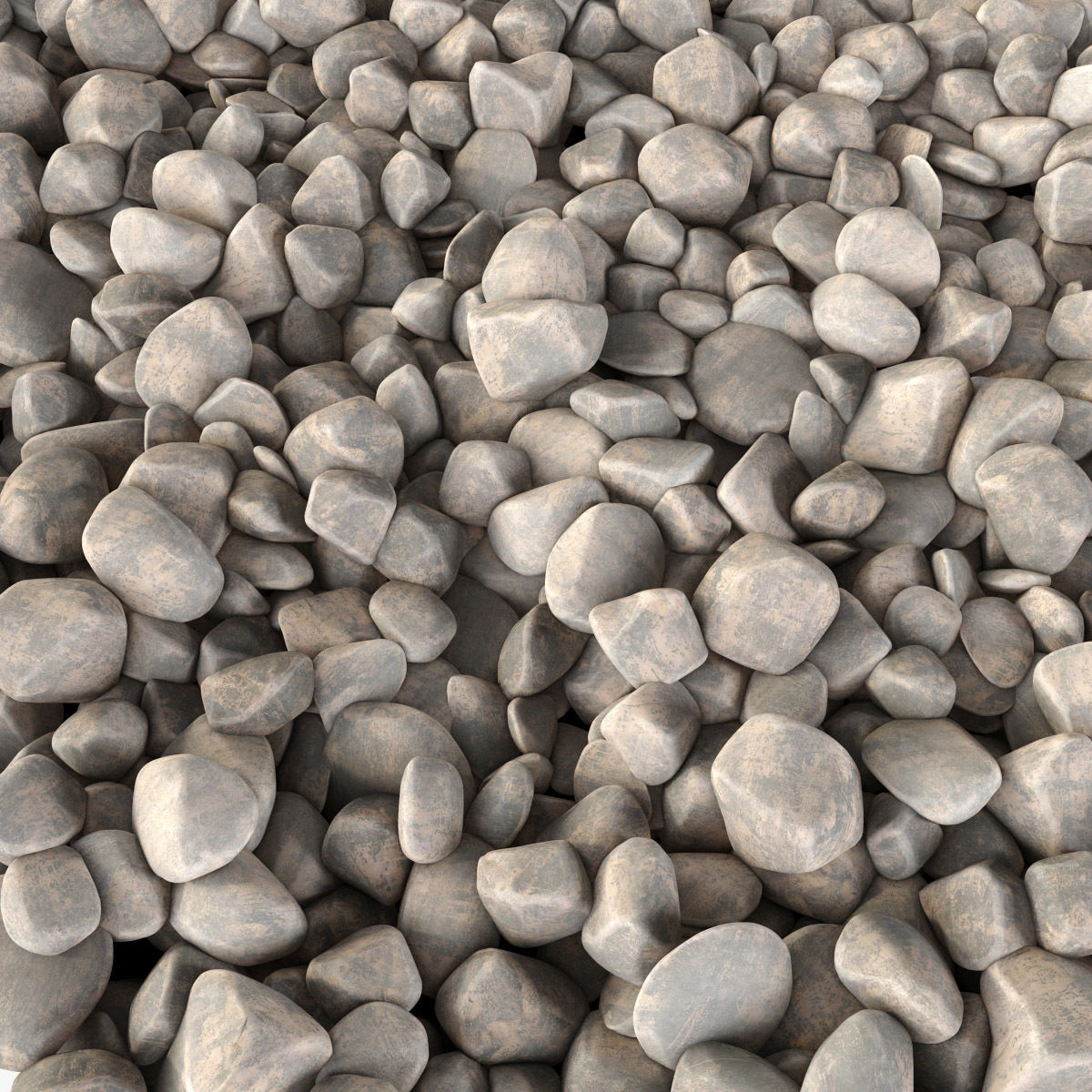 Pebble sea n3 3D model_9