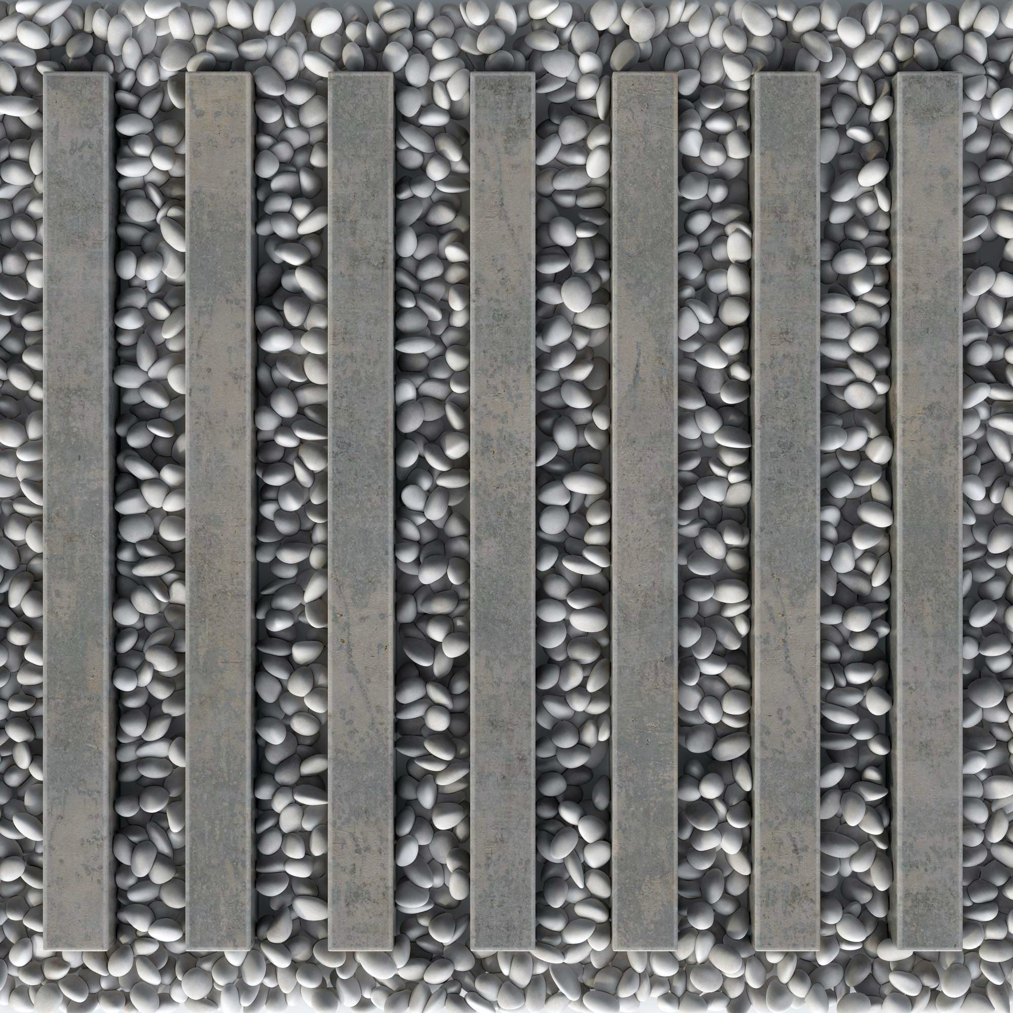 Road board pebble n5 3D model_5