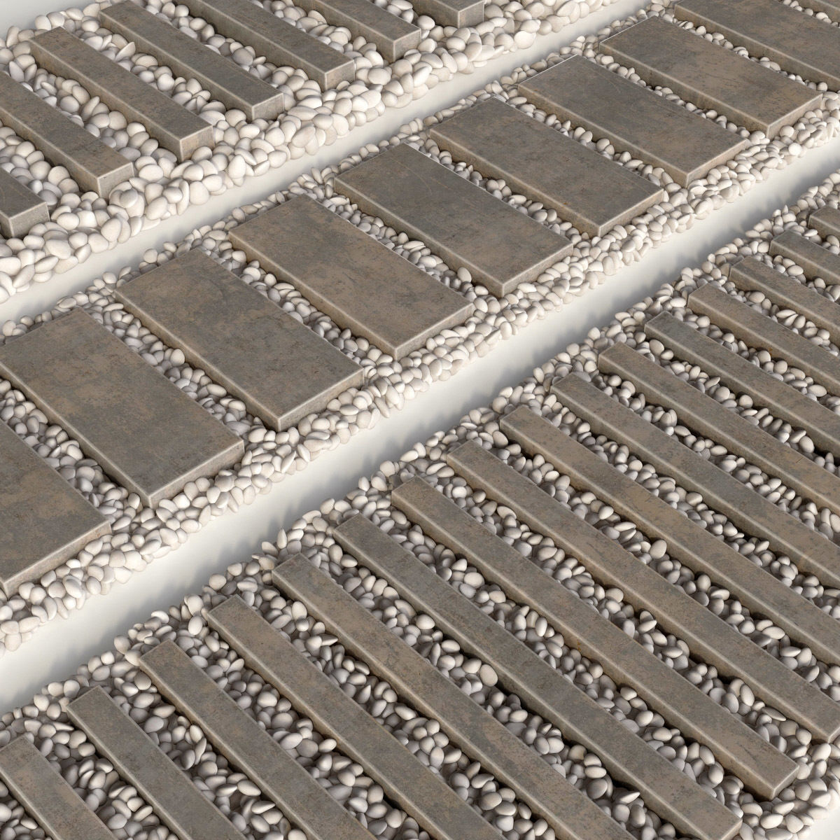 Road board pebble n5 3D model_6