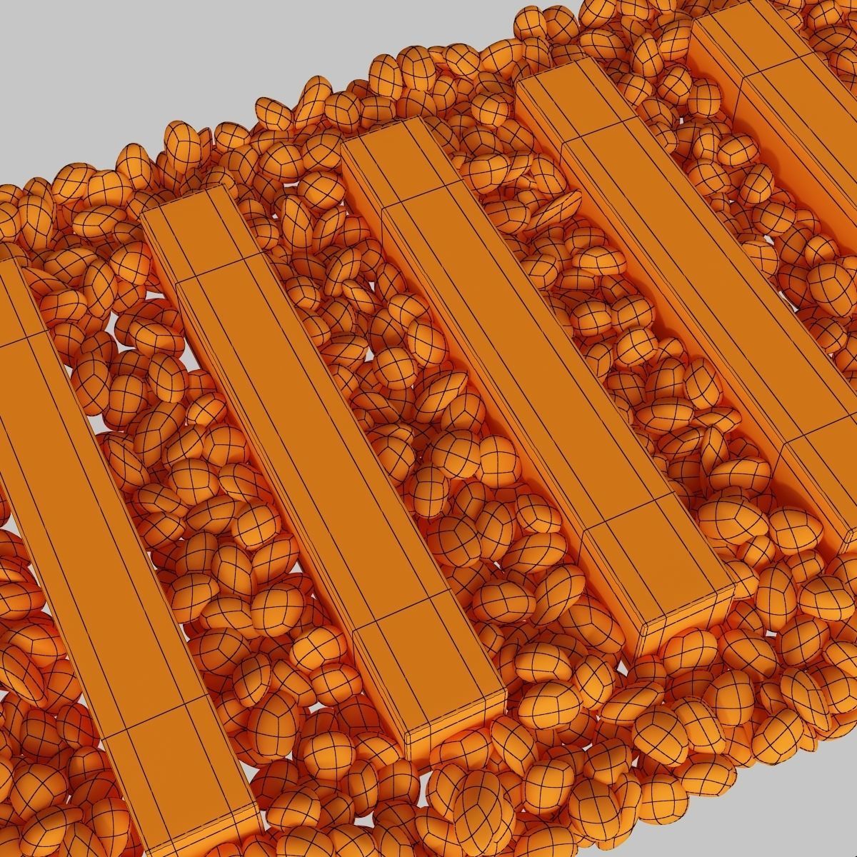 Road board pebble n5 3D model_17