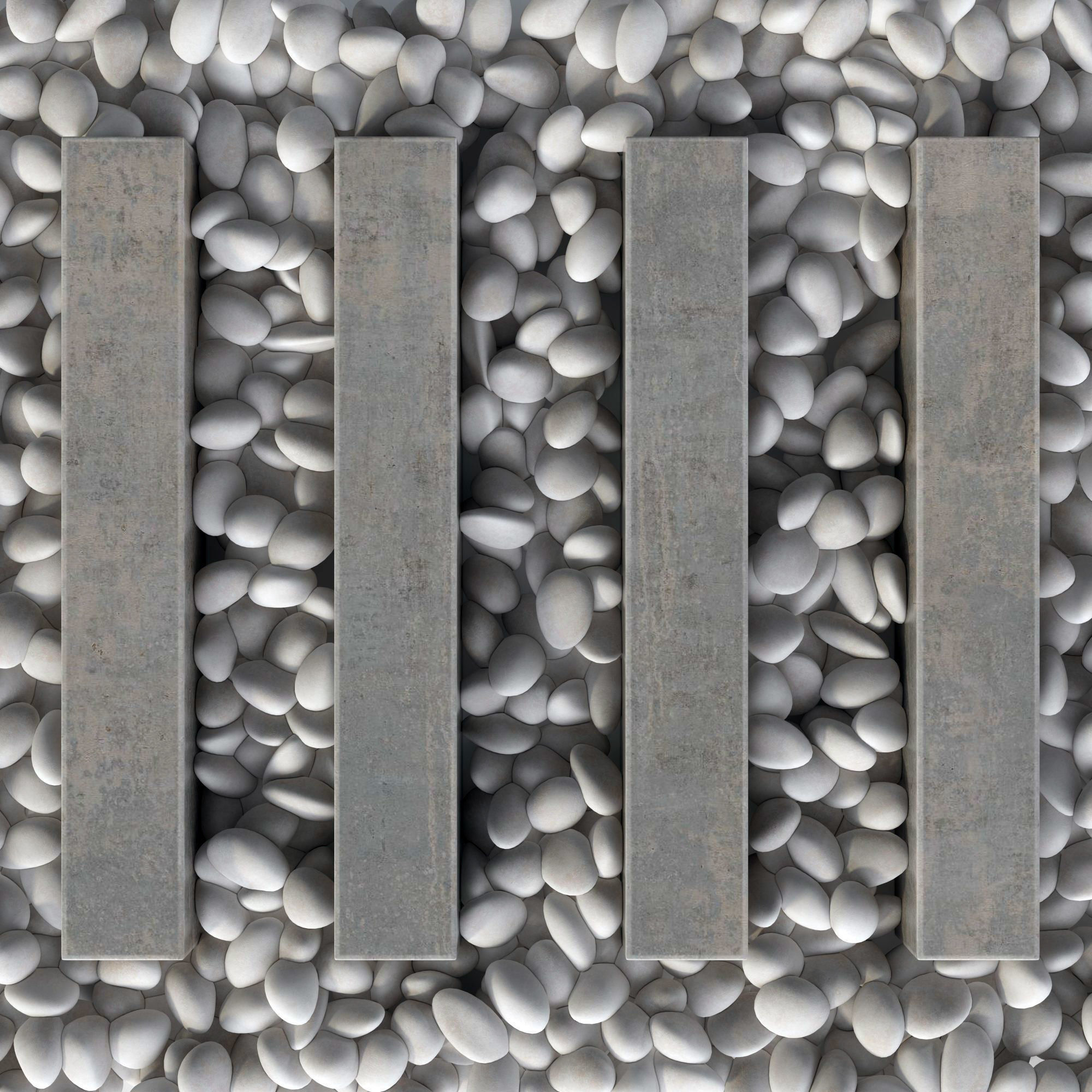 Road board pebble n5 3D model_4