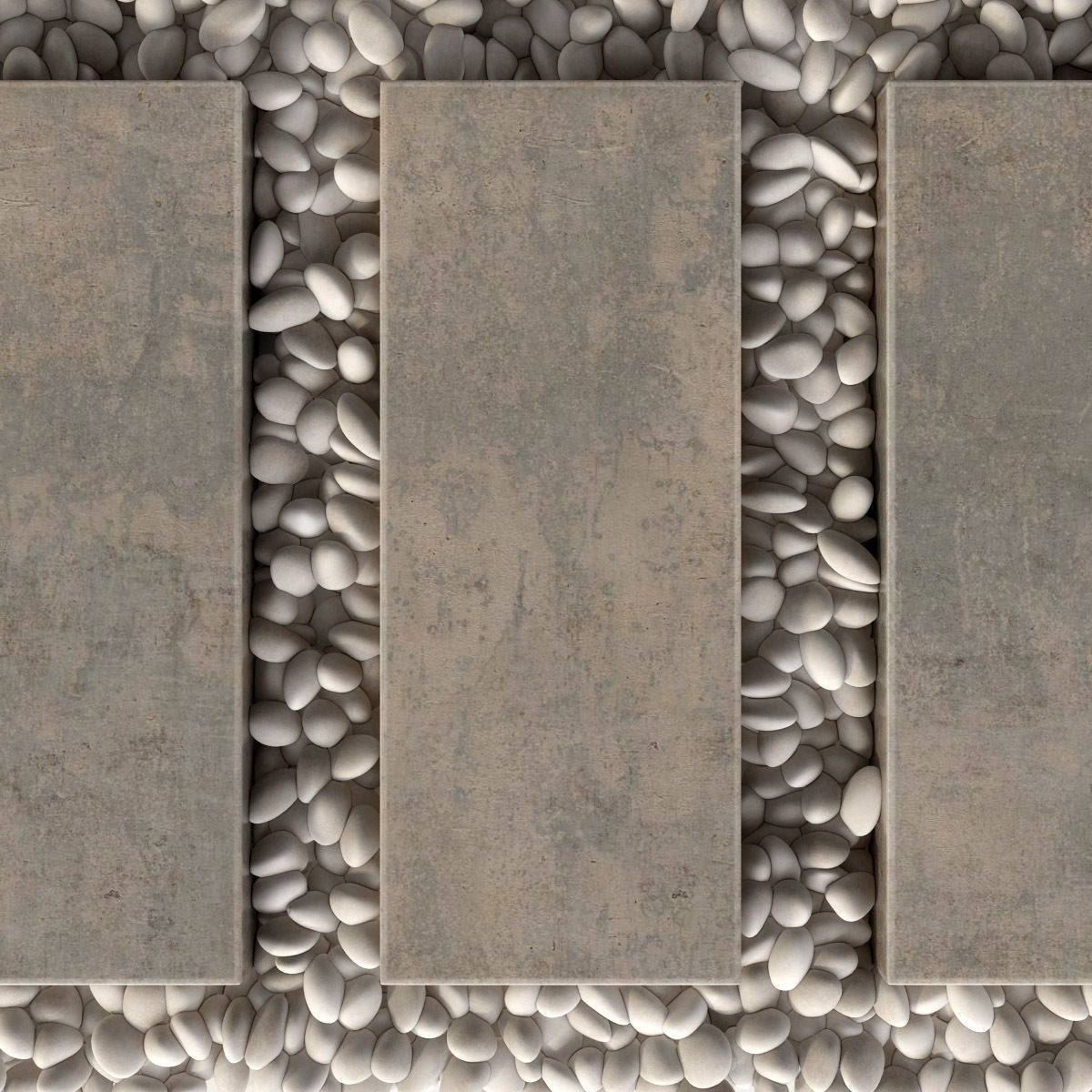 Road board pebble n5 3D model_1