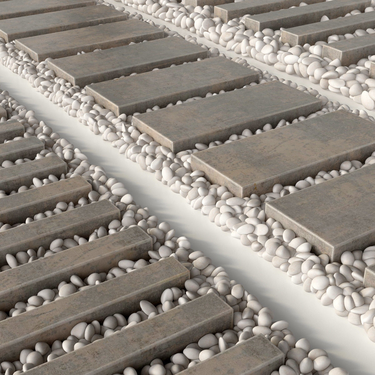 Road board pebble n5 3D model_8