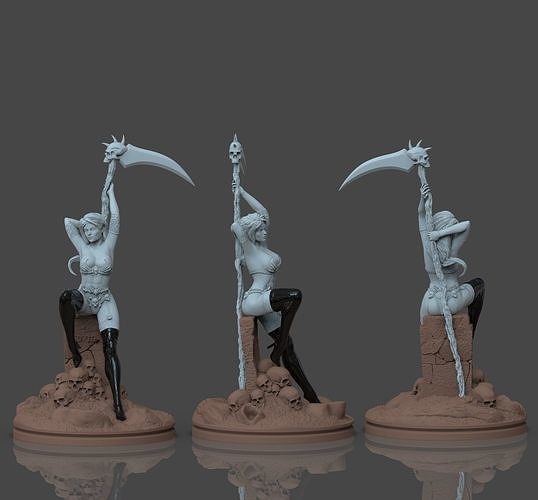 Lady Death  3D print model