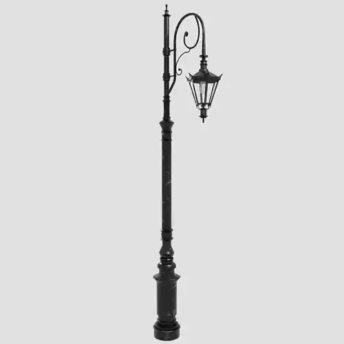 StreetLamp03 wrought iron lamp post