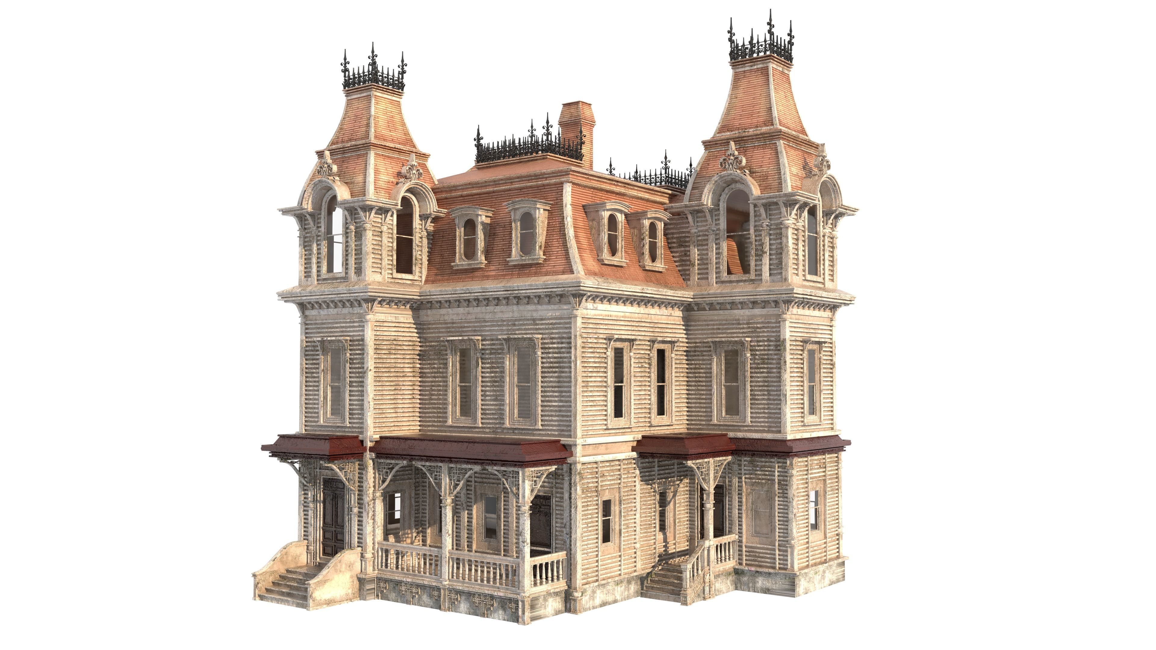 Victorian House 3D model | CGTrader