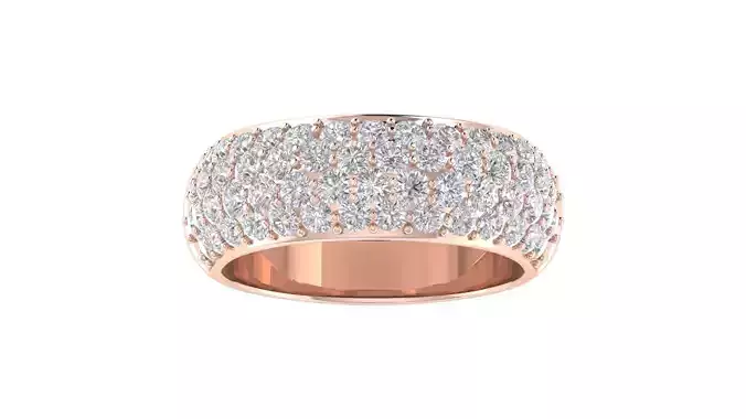 Women Band Ring 3dm STL OBJ FBX Renders Details 3D print model