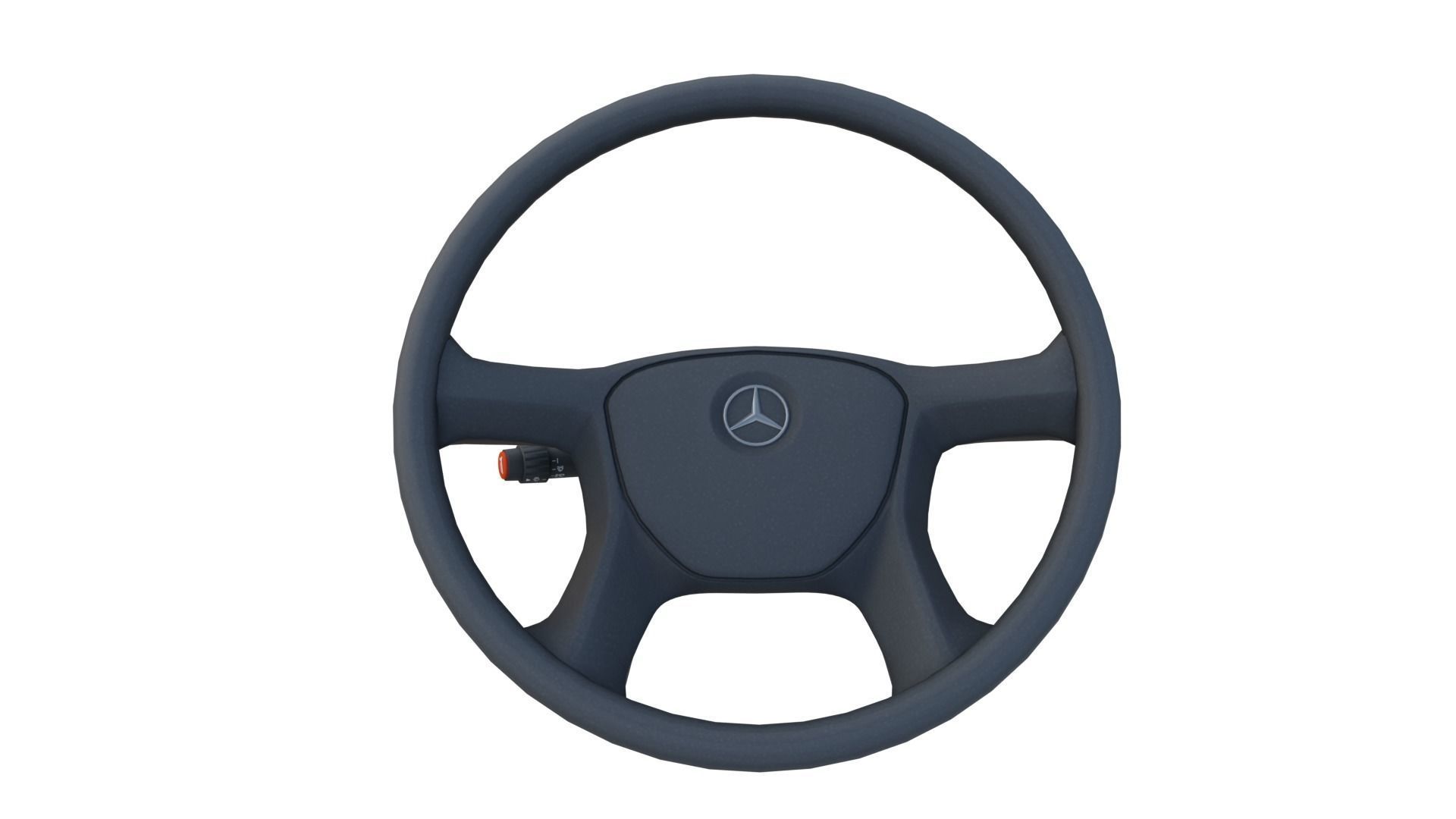 mercy steering wheel only low poly Low-poly 3D model_2