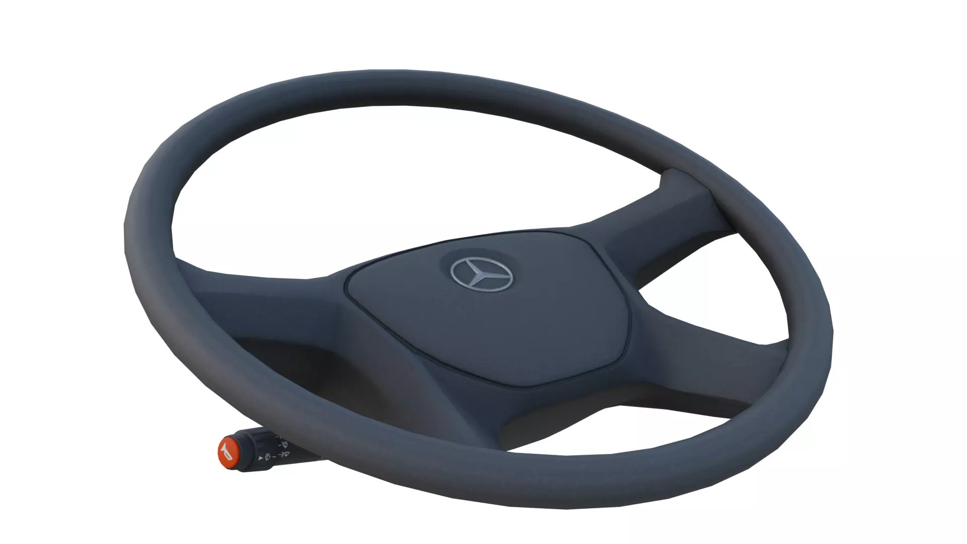 mercy steering wheel only low poly Low-poly 3D model_0