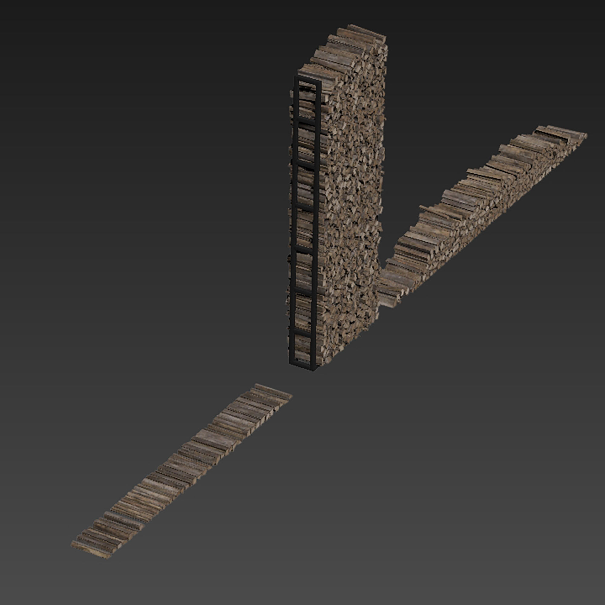 Firewood decor n7 3D model_10