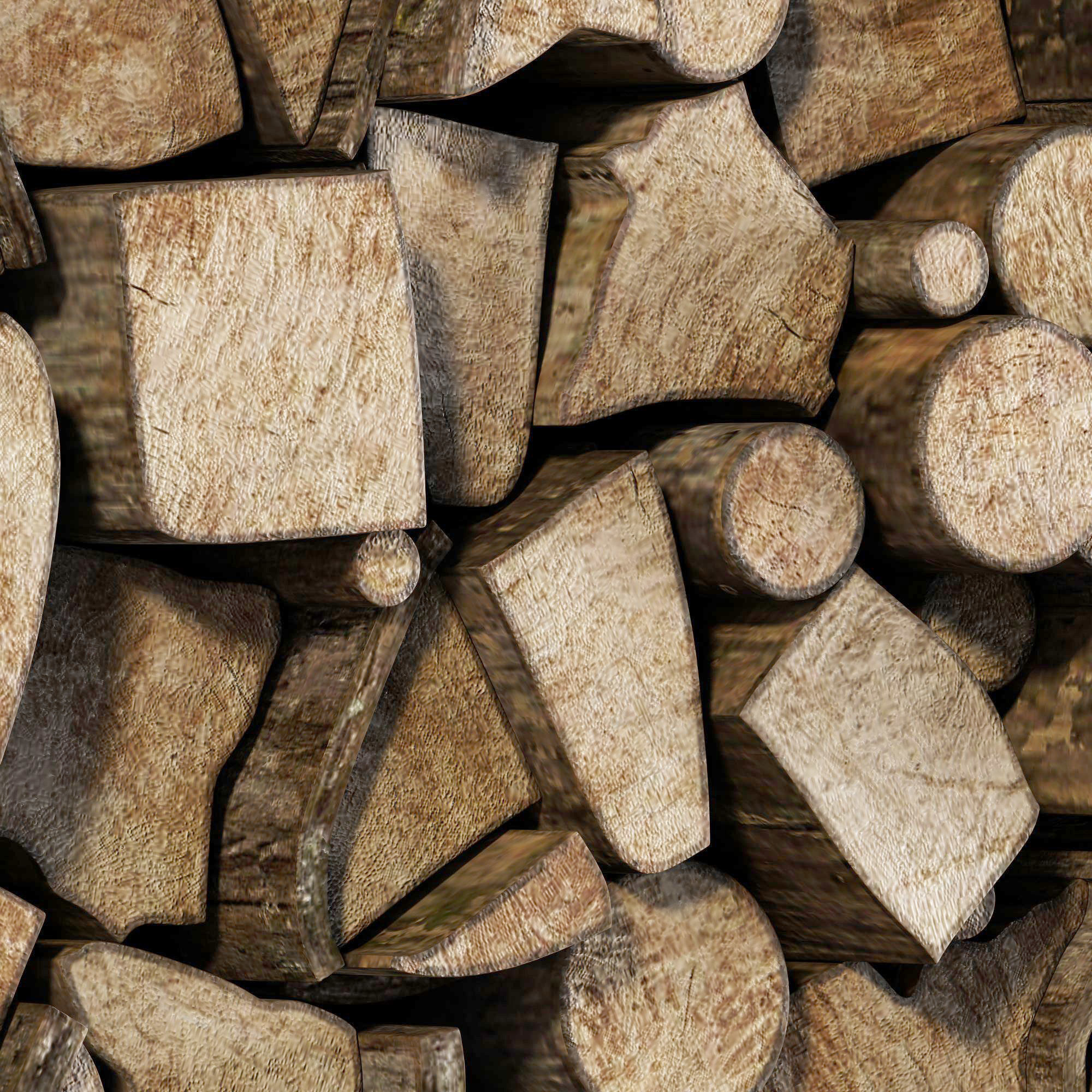 Firewood decor n7 3D model_5