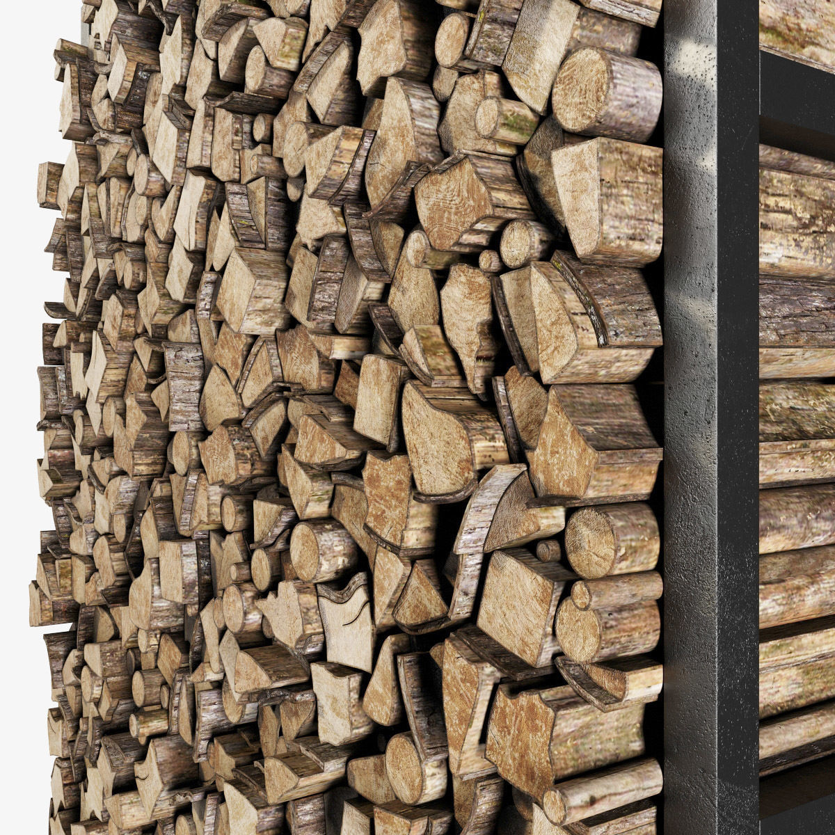 Firewood decor n7 3D model_2