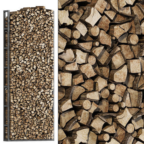 Firewood decor n7 3D model