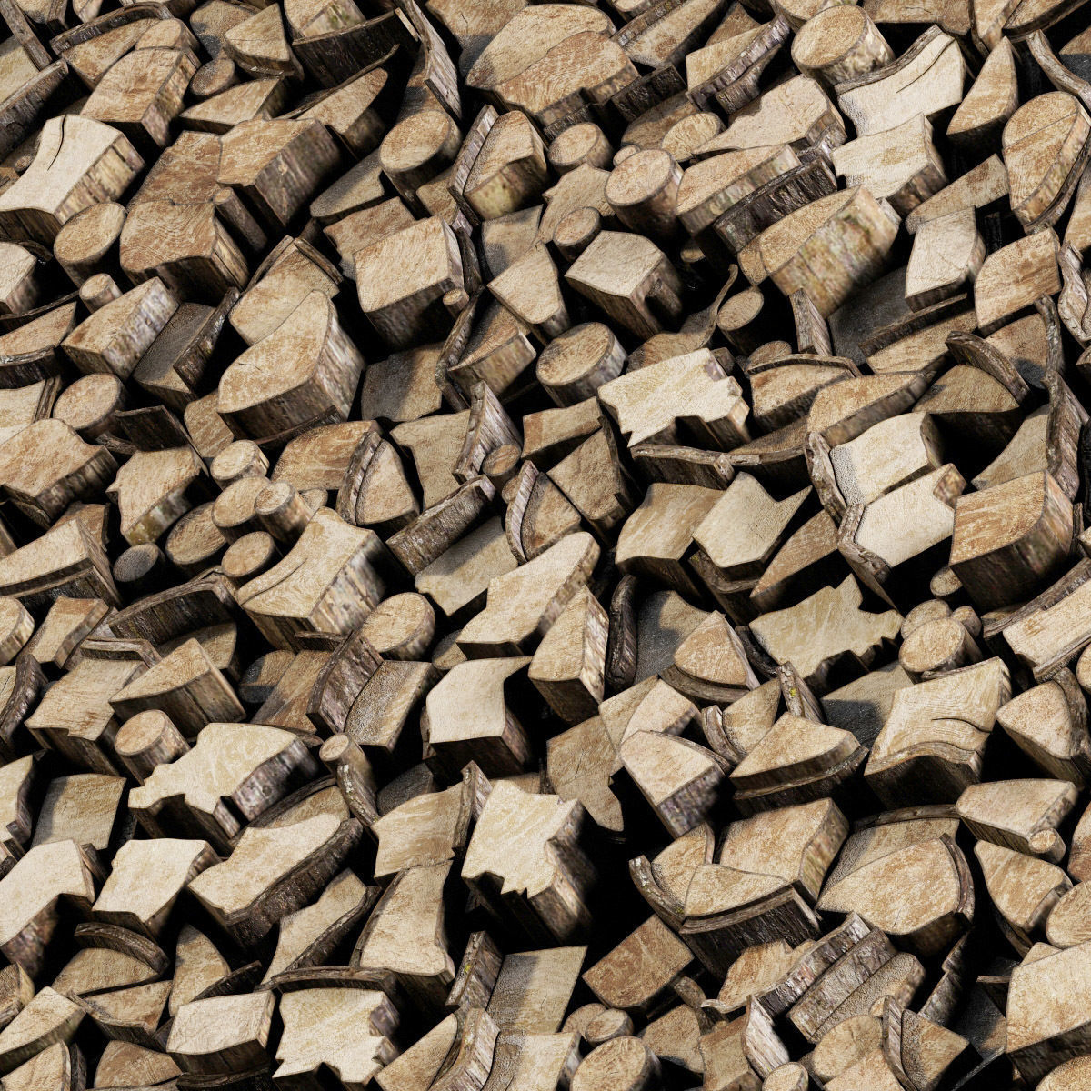 Firewood decor n7 3D model_6