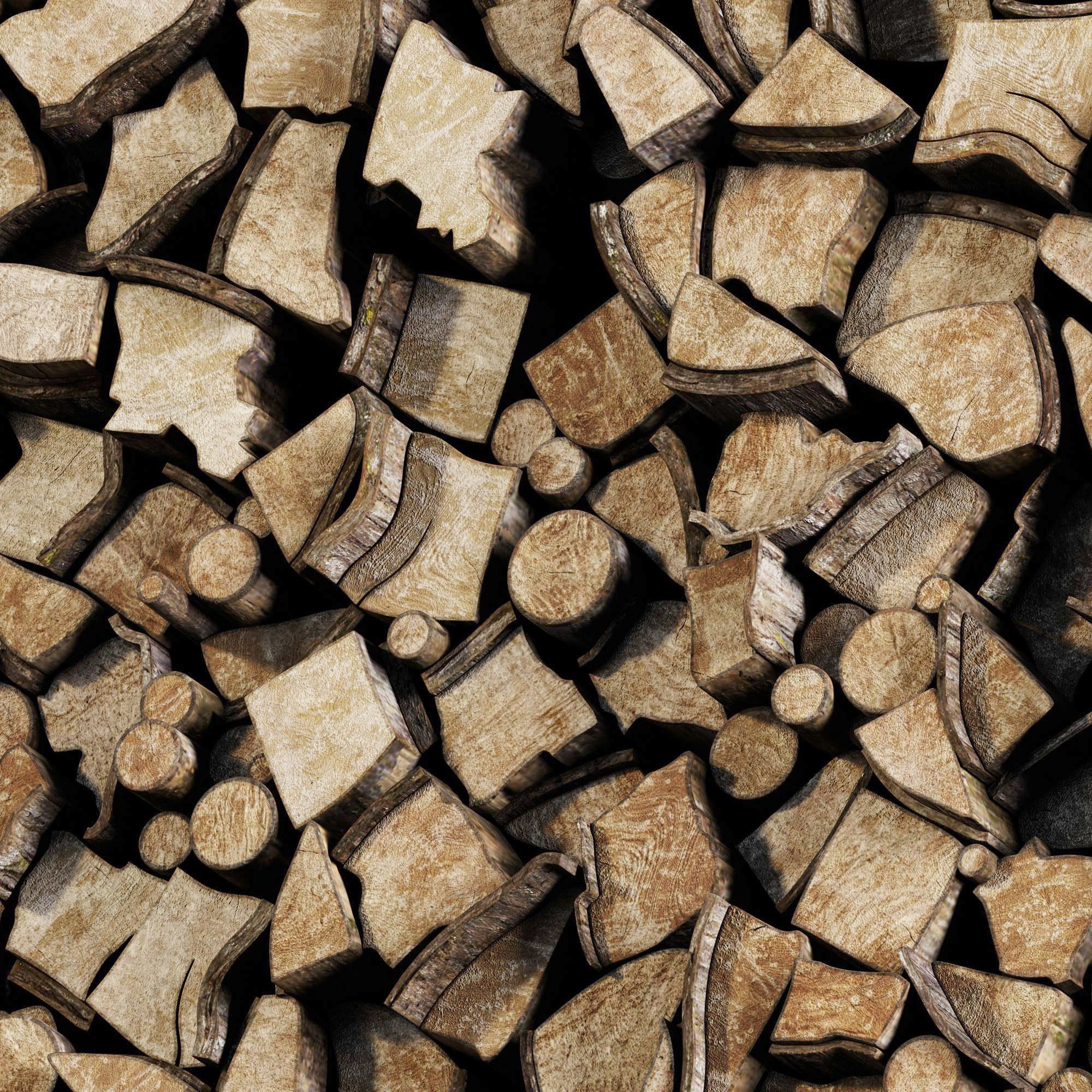 Firewood decor n7 3D model_3