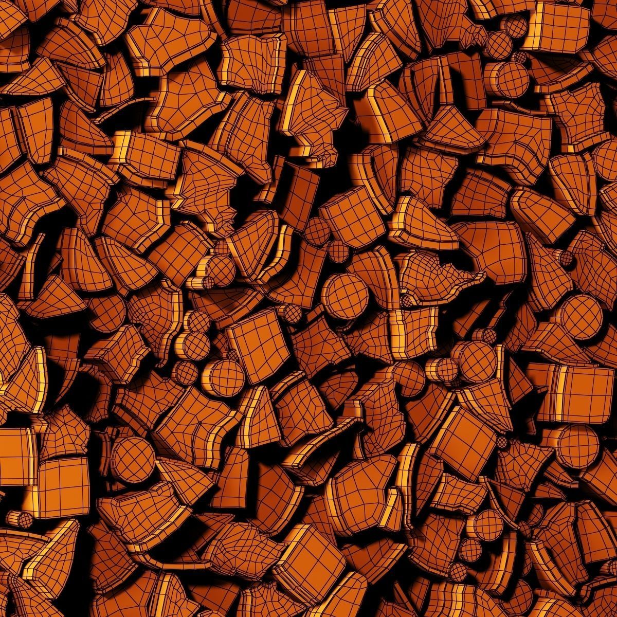 Firewood decor n7 3D model_11