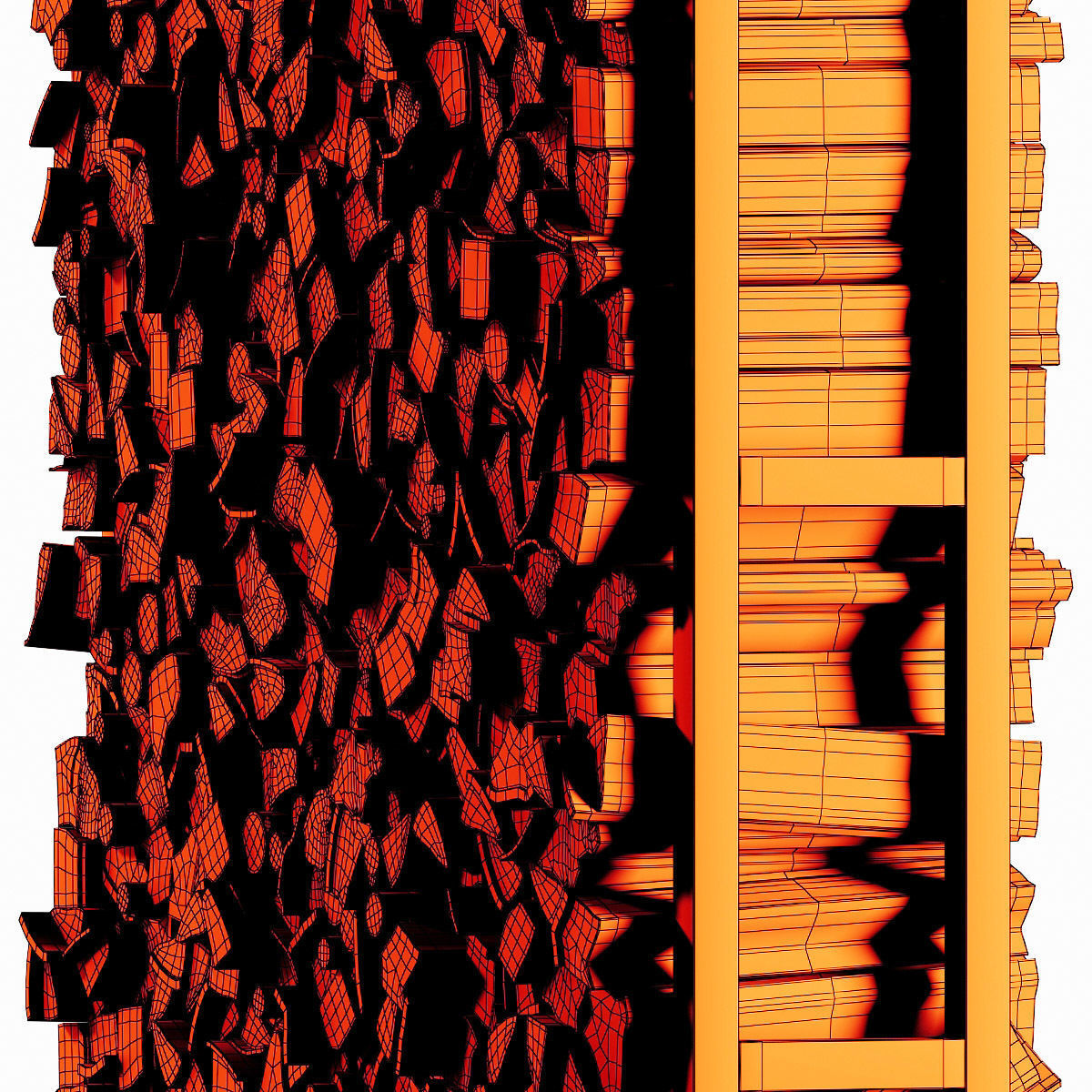 Firewood decor n7 3D model_13
