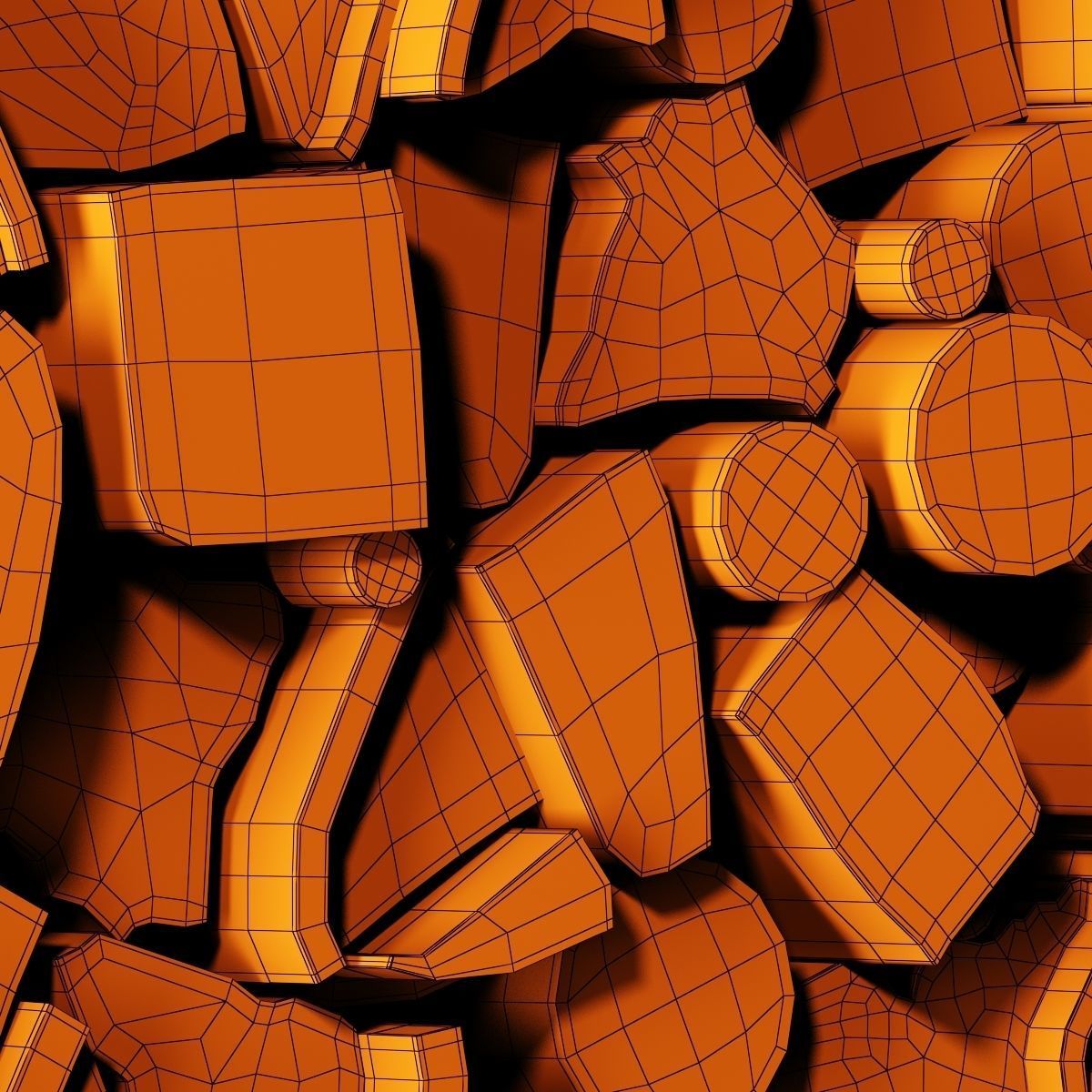 Firewood decor n7 3D model_16