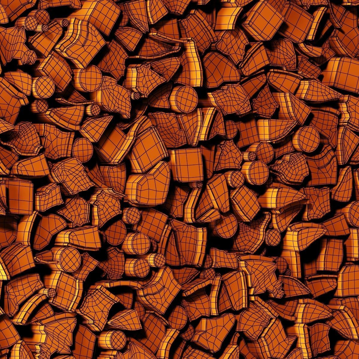 Firewood decor n7 3D model_15