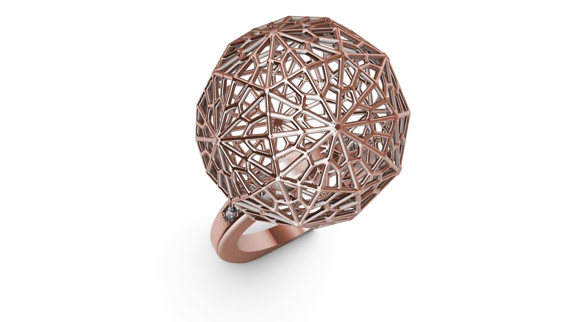 jali globe ball ring stl verified 3D print model_19