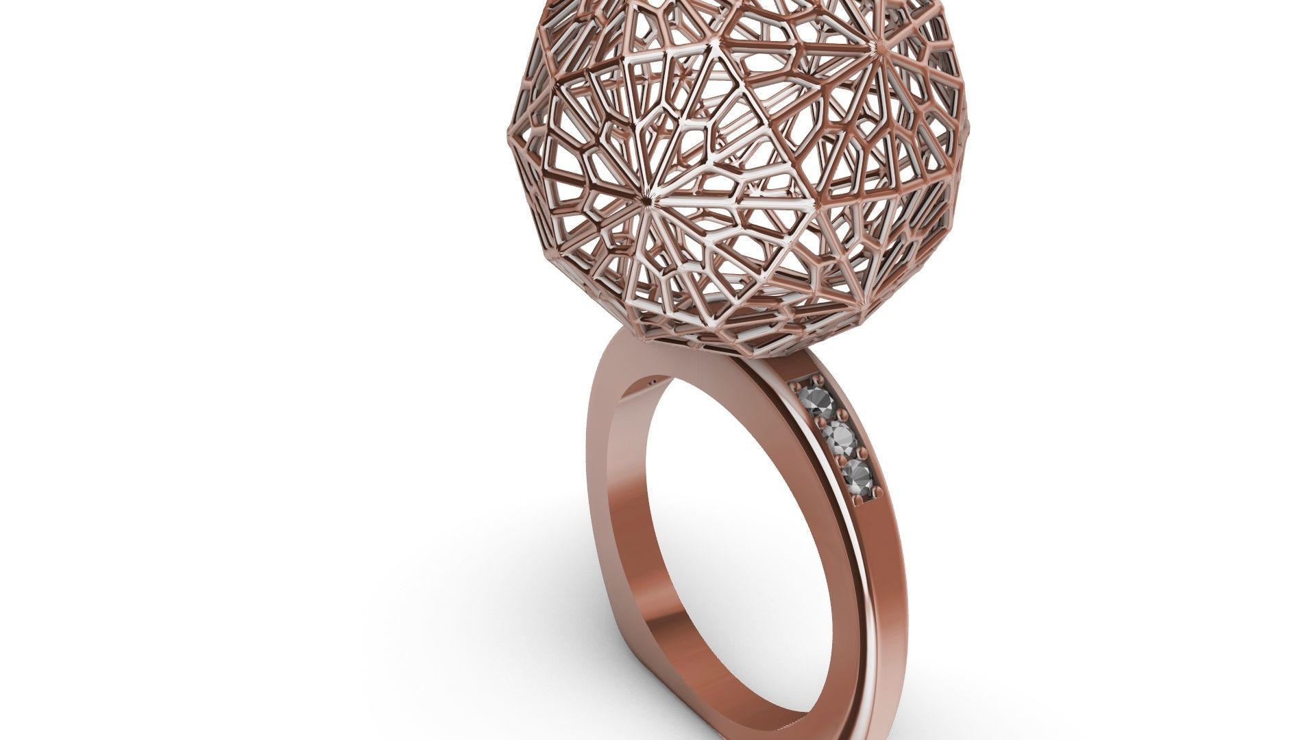 jali globe ball ring stl verified 3D print model_18