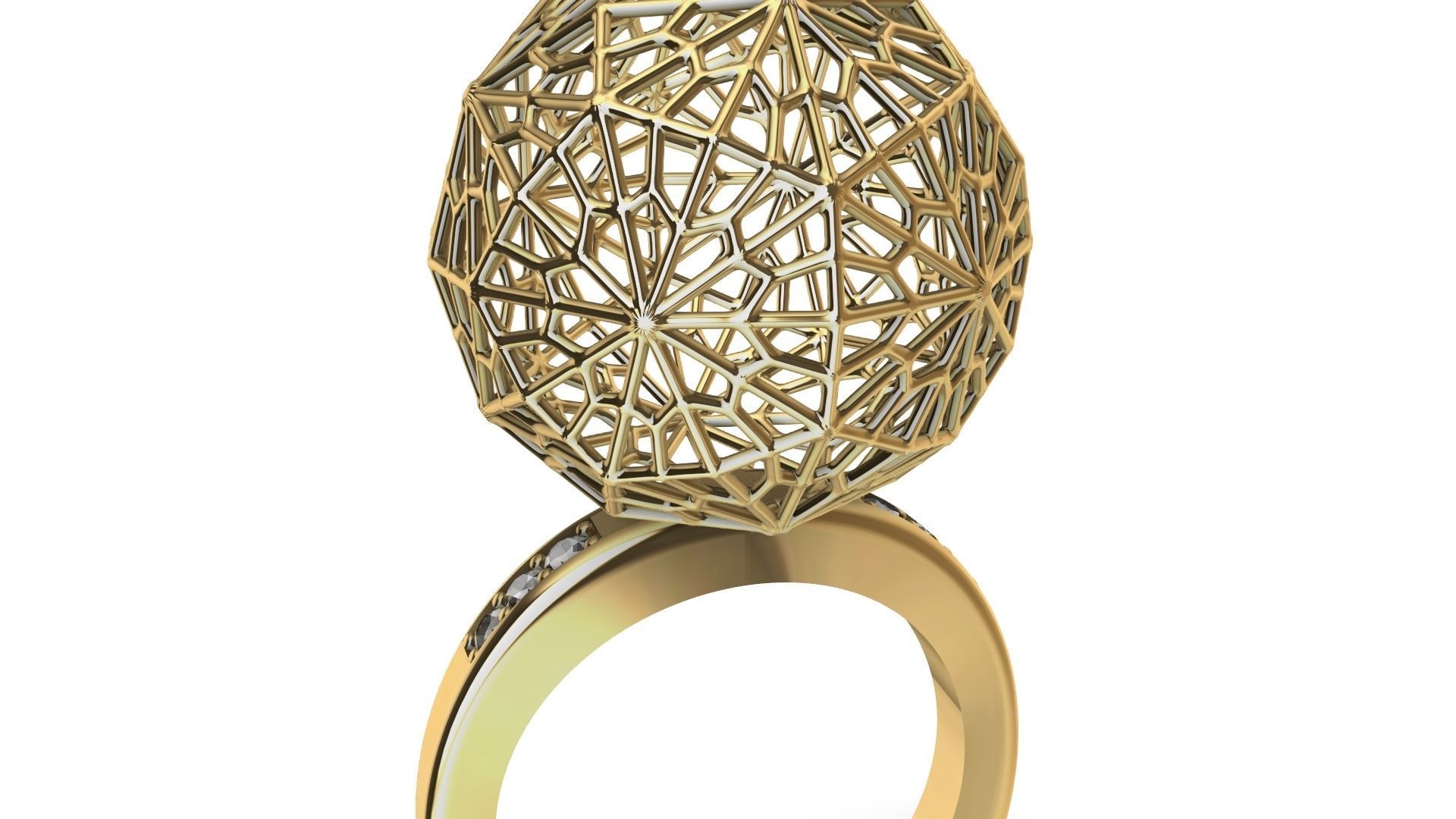 jali globe ball ring stl verified 3D print model_8