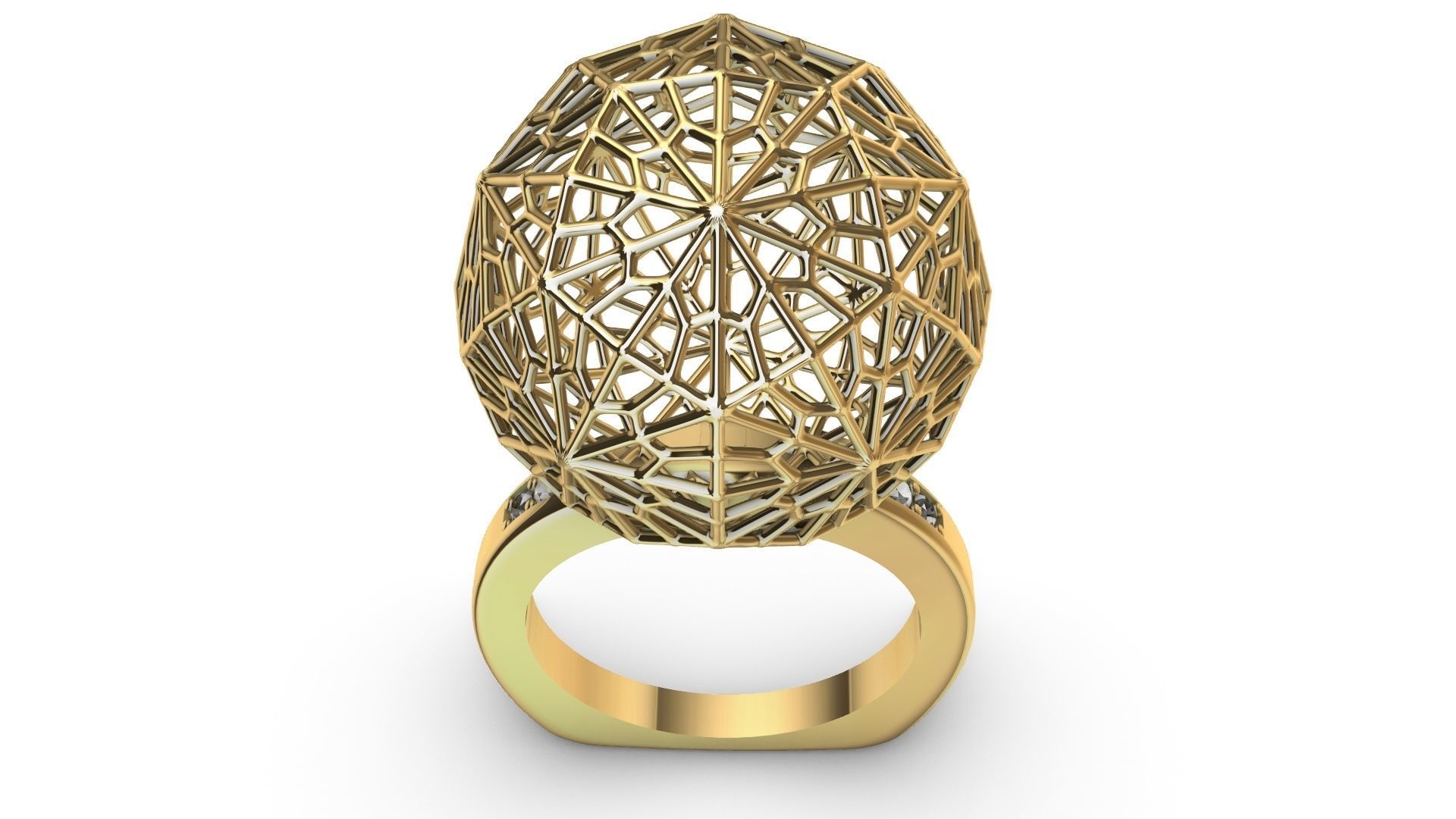 jali globe ball ring stl verified 3D print model_1