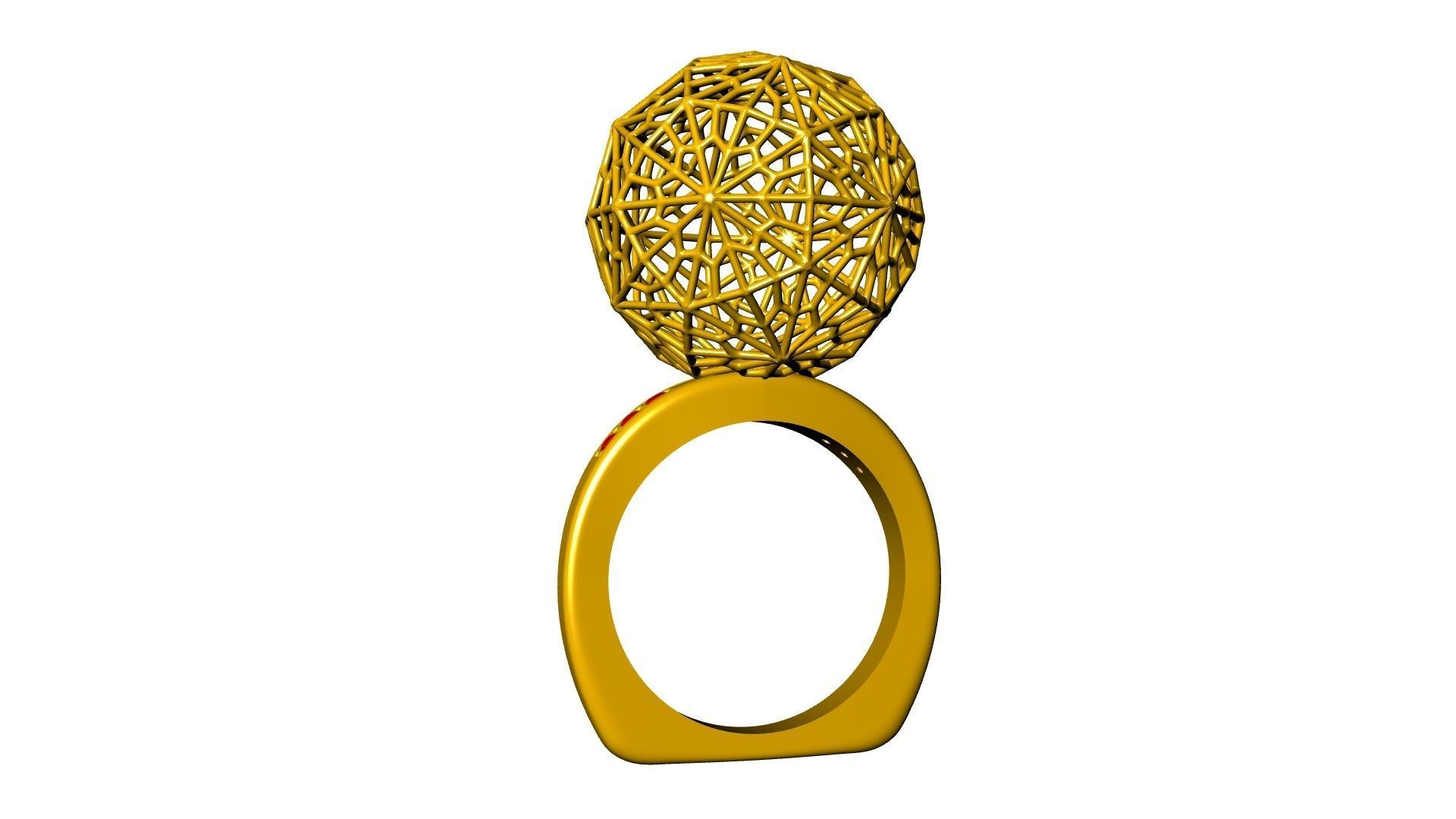 jali globe ball ring stl verified 3D print model_13